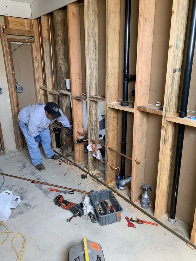 Commercial rough-in plumbing for Water Heater Replacement in Residence Park